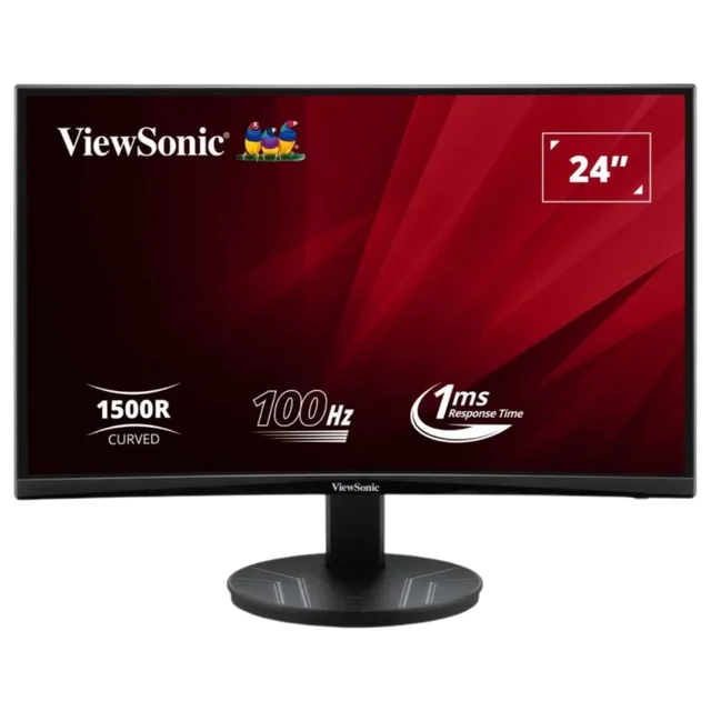 Monitor Curvo 24" Viewsonic Va2416c Full Hd Display Port HDMI