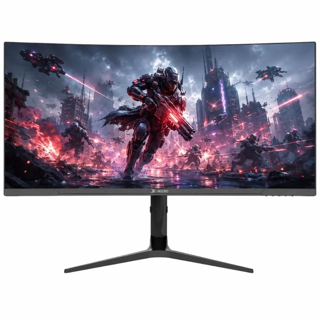 Monitor Gamer 34" X-micro Curvo Ultrawide UWQHD 180Hz 1Ms X34C-B180