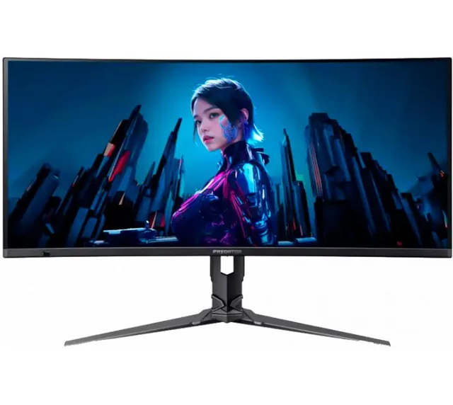Monitor Gamer Acer Predator X34 X5 34" Curvo 1800R UWQHD 1440p QD-OLED 240Hz 0.03ms DisplayHDR True Black 400 FreeSync Premium Pro G-SYNC
