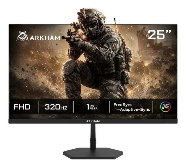 Monitor Gamer Arkham ARK25320FI8 25 Pulgadas 320hz Fhd Fast Ips 1ms