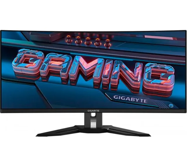 Monitor Gamer Gigabyte MO34WQC2 34" Curvo 1800R WQHD QD-OLED 240Hz 0.03ms FreeSync Premium Pro KVM
