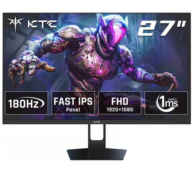 Monitor Gamer KTC 27GR951 27" FHD Fast IPS 180Hz FreeSync Premium G-SYNC Compatible
