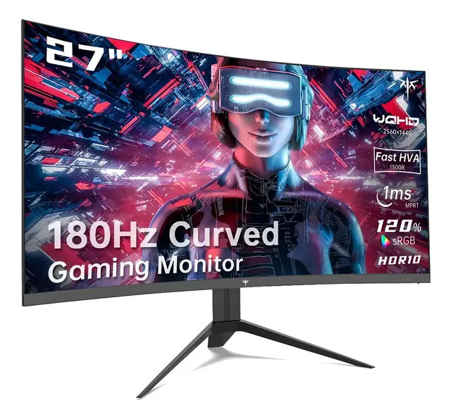 Monitor Gamer Ktc 27sg850 27 Pulgadas Hva 180hz Curvo 2k