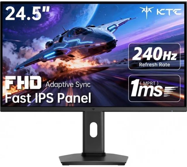 Monitor Gamer KTC H25T7-3 24.5" FHD Fast IPS 240Hz 1ms HDR FreeSync Premium G-SYNC