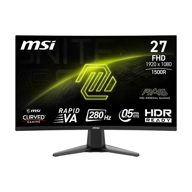 Monitor Gamer MSI 27 280Hz 0.5ms Curvo MAG 276CXF