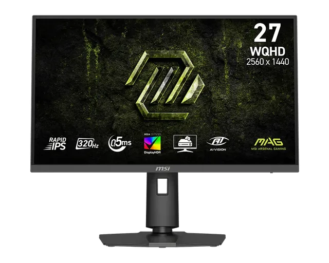 Monitor Gamer MSI 27 320Hz 0.5ms IPS WQHD MAG 274QPF X32