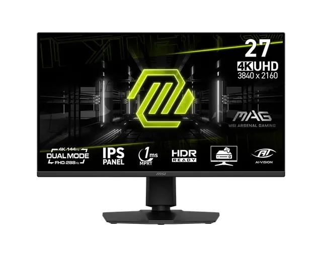 Monitor Gamer MSI 27 4K UHD 144Hz 1ms IPS MAG 275UPD E14 Pivoteable