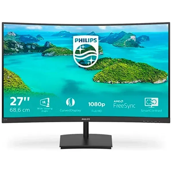 Monitor Gamer Philips 27″ 75Hz Curvo 271E1