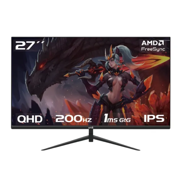 Monitor Gamer Raptor Hawk Eye 27 Pulgadas Ips Qhd 200hz 1ms Negro