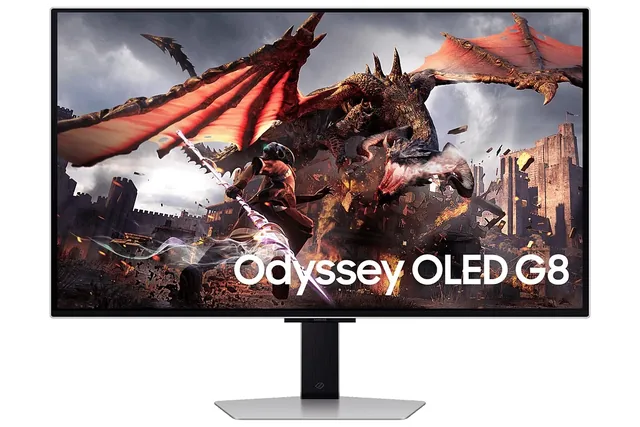 Monitor Gamer Samsung Odyssey OLED G8 G80SH 32" QD-OLED 4K UHD 240Hz 0.03ms HDR True Black 500 G-SYNC Compatible FreeSync Premium Pro LS32HG802SLXZB