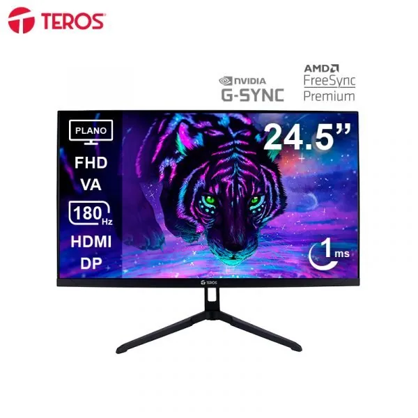 Monitor Gamer Teros 24.5 180Hz 1ms VA FHD TE-2475G