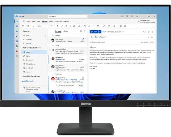 Monitor Lenovo 24 S24-4e Vga/hdmi Gtia 3 Ci