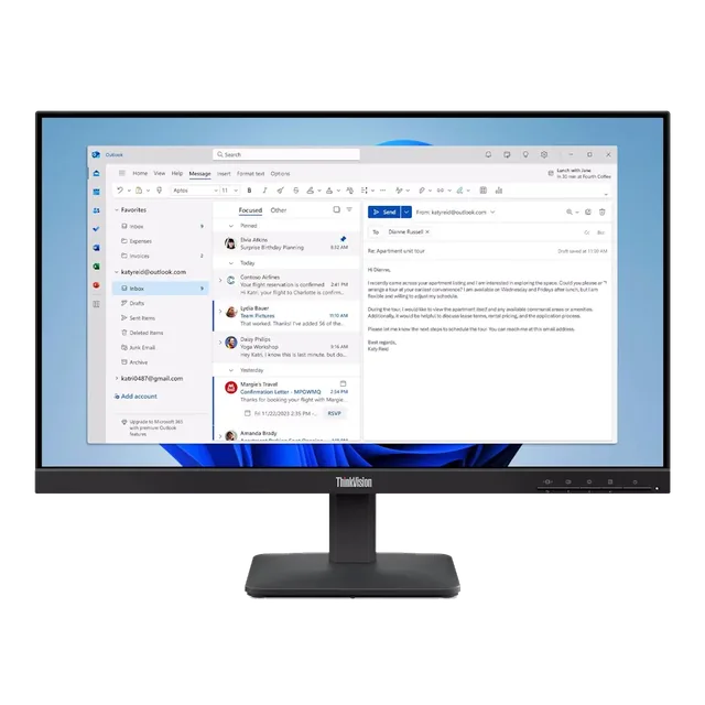 Monitor Lenovo ThinkVision 24 Full HD S24-4e