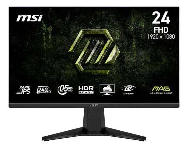 Monitor Msi MAG 245F X24 24 Pulgadas Ips FHD 240hz Negro