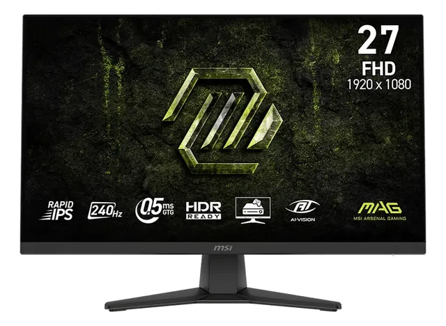 Monitor Msi MAG 272F X24 27 Pulgadas Ips FHD 240hz 0.5ms Negro