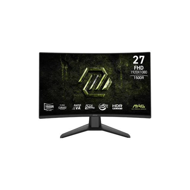 Monitor Msi Mag 274cf X24 27" Va Fhd 240hz 0.5ms Curved Ficha Usa