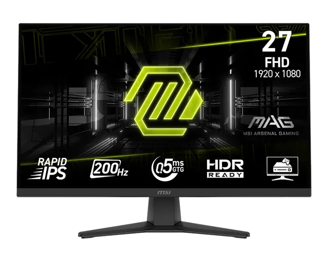 Monitor Msi Mag 274f Gaming 27" Flat Ips Fhd 200hz 0.5ms Hdr