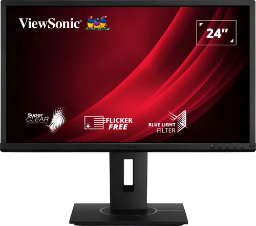 Monitor Viewsonic Vg2440 24" Full Hd Led Ergonomico Ips-Level Hub Usb