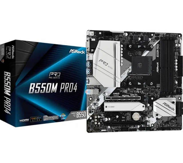 Mother ASRock B550M PRO4 AM4 DDR4