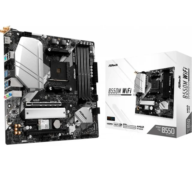 Mother ASRock B550M AM4 DDR4 WiFi