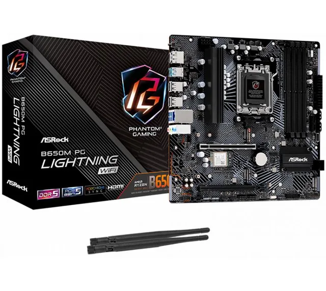 Mother ASRock Lightning B650M PG AM5 DDR5 WiFi