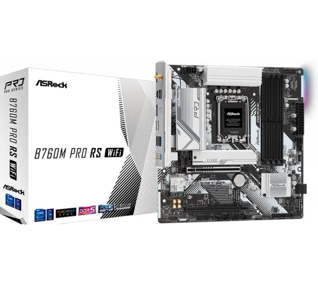 Mother ASRock Pro RS B760M LGA1700 DDR5 WiFi