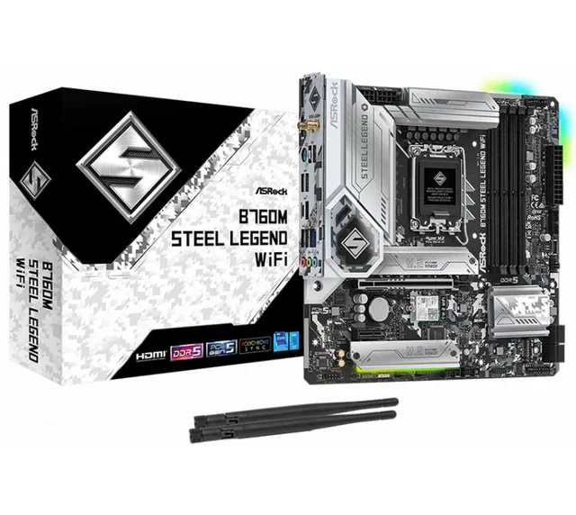 Mother ASRock Steel Legend B760M LGA1700 DDR5 WiFi