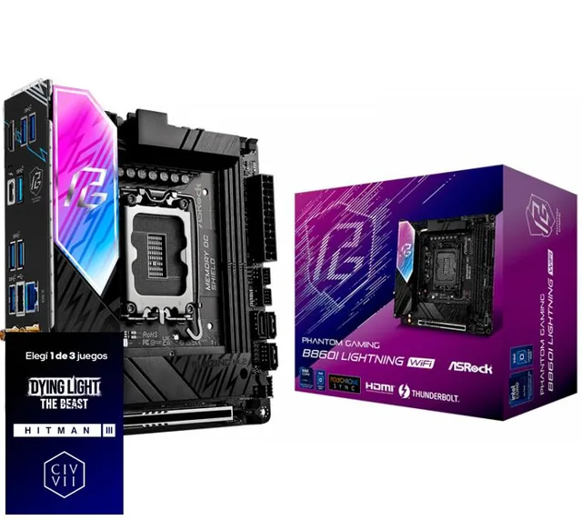 Mother ASRock Lightning B860I LGA1851 DDR5 WiFi