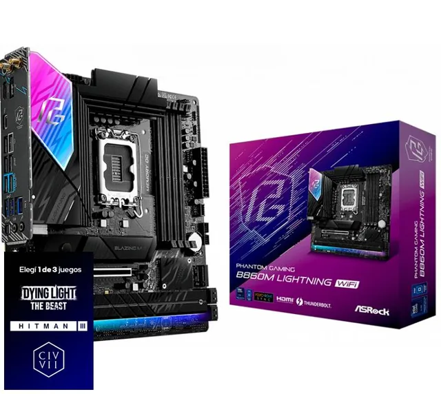 Mother ASRock Lightning B860M LGA1851 DDR5 WiFi