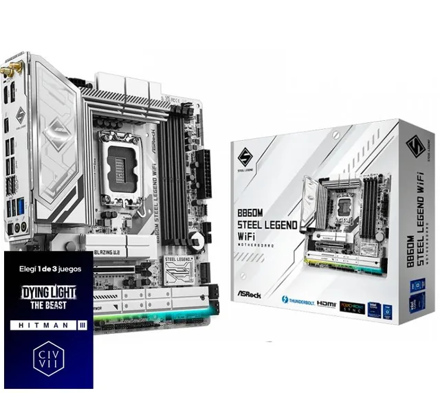 Mother ASRock Steel Legend B860M LGA1851 DDR5 WiFi