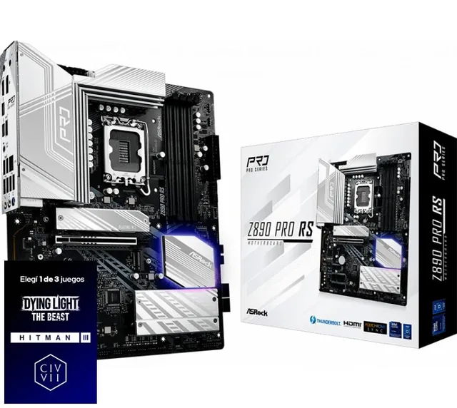 Mother ASRock Pro RS Z890 LGA1851 DDR5