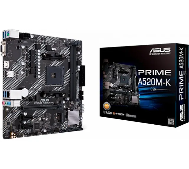 Mother ASUS Prime A520M-K AM4 DDR4 CSM