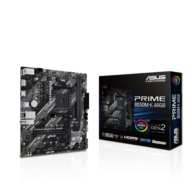 Mother ASUS Prime B550M-K ARGB AM4 DDR4