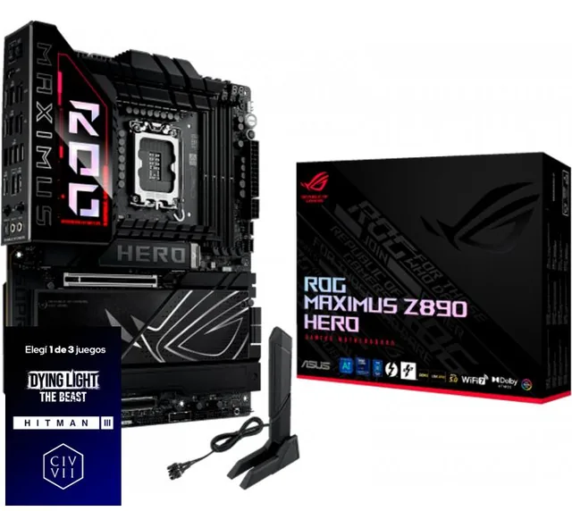 Mother ASUS ROG Maximus Z890 HERO LGA1851 DDR5