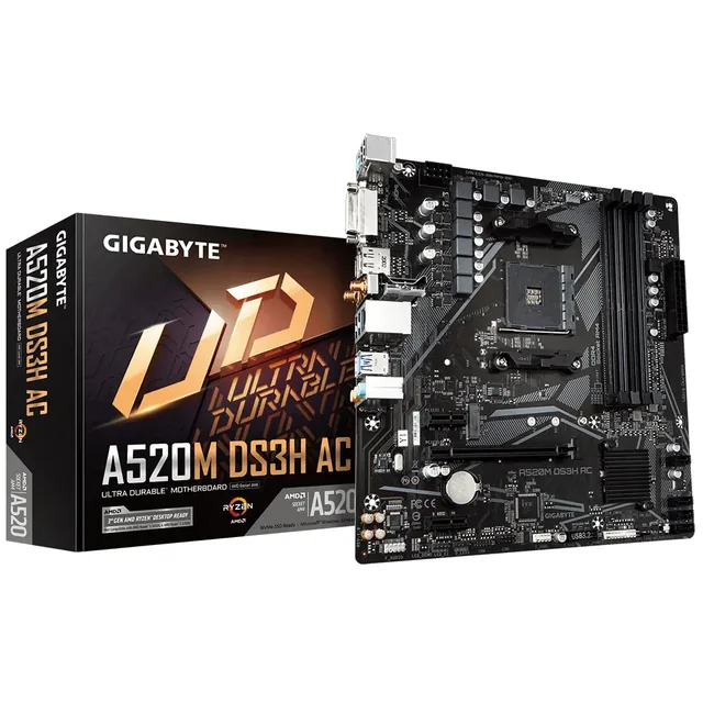 Mother Gigabyte DS3H A520M AM4 DDR4