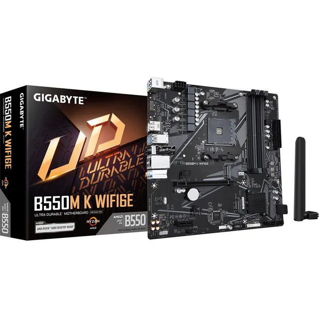 Mother Gigabyte B550M K AM4 DDR4 WiFi