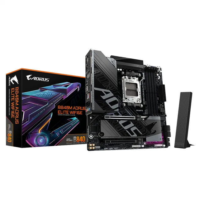 Mother Gigabyte B840M A AM5 DDR5 WiFi