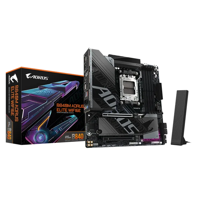 Mother Gigabyte AORUS Elite B840M AM5 DDR5 WiFi