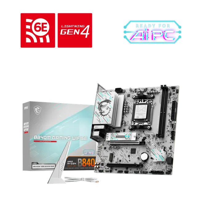 Mother Gigabyte B840M AM5 DDR5 WiFi