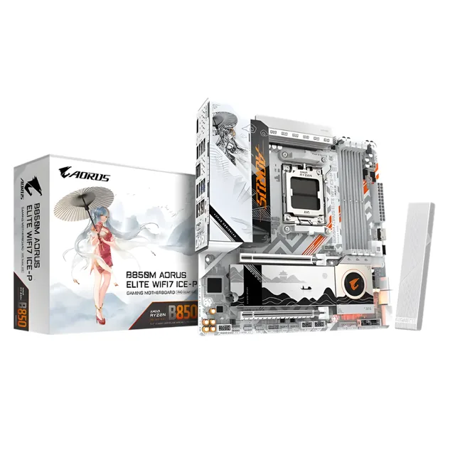 Mother Gigabyte AORUS Elite B850M AM5 DDR5 WiFi ICE-P