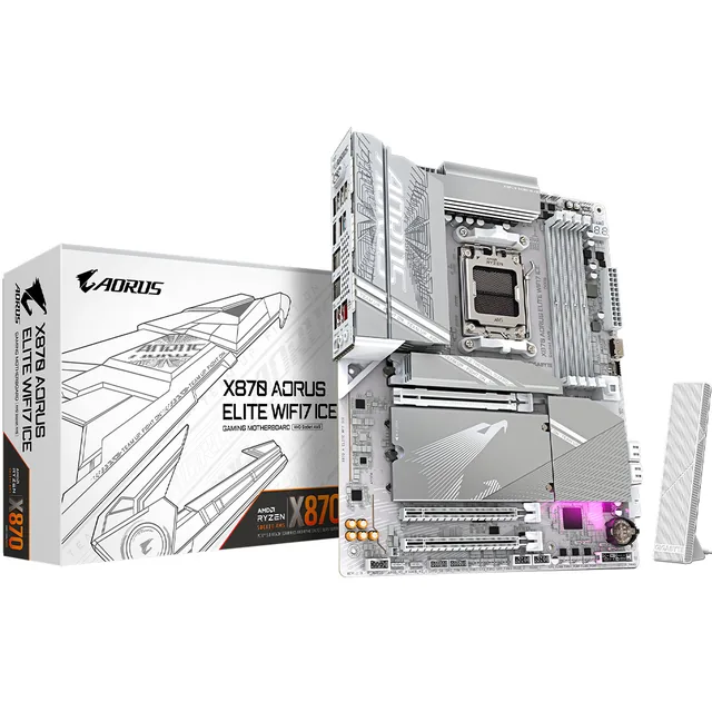 Mother Gigabyte AORUS Elite X870 AM5 DDR5 WiFi ICE