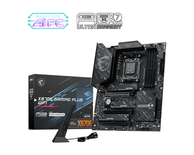 Mother MSI Gaming Plus X870E AM5 DDR5 WiFi