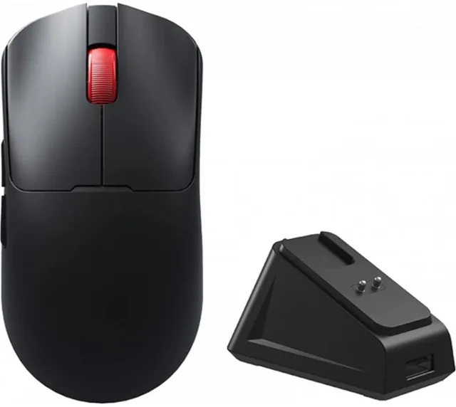 Mouse Aula SC380 PRO Wireless 2.4Ghz Bluetooth Ultraligero Base de Carga Black USB-C
