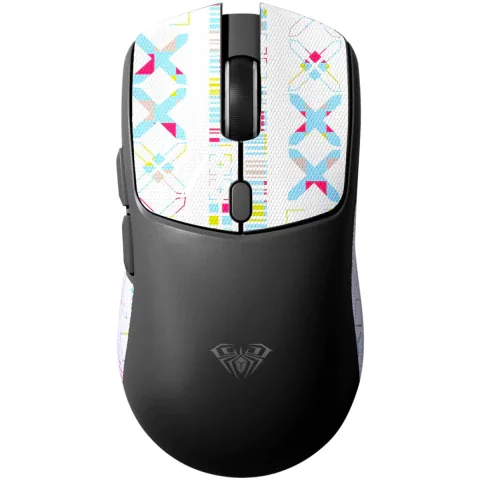 Mouse AULA SC580X NEGRO WIRELESS/CABLEADO 12K DPI 82GR 6D