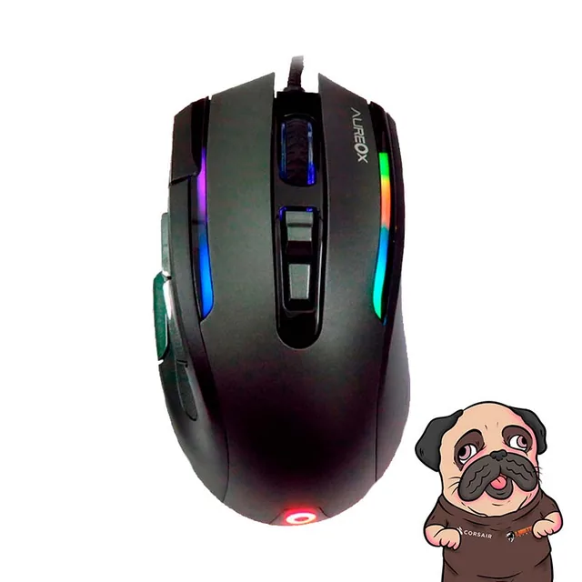 MOUSE AUREOX LASERSIGHT OPTICAL RGB GAMING