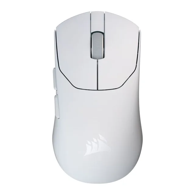 Mouse Corsair Sabre V2 PRO UltraLight SlipStream Wireless 2.4Ghz Bluetooth 8000Hz White RGB 36gr 70Hs
