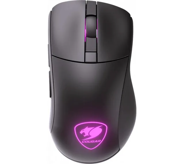 Mouse Cougar Surpassion RX Wireless 2.4Ghz Black RGB PMW 3330 20Hs