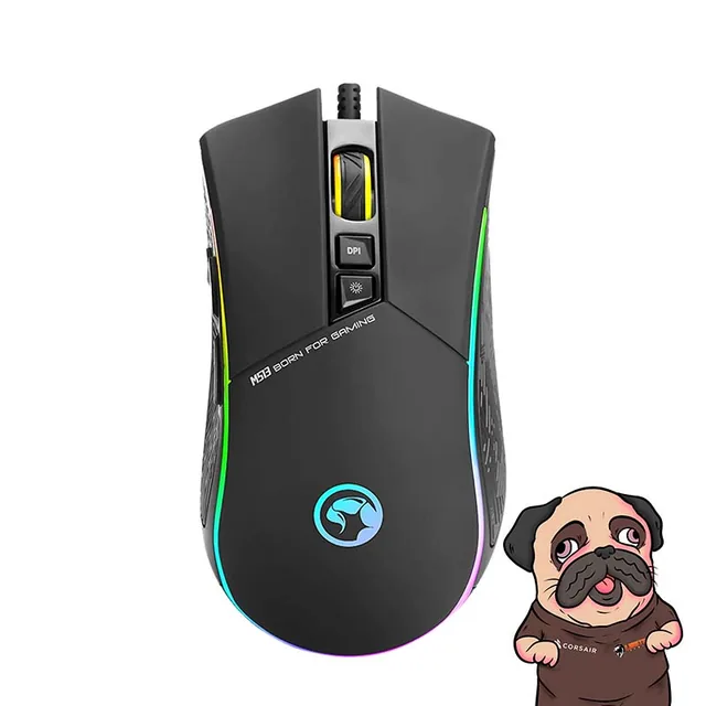 Mouse Gamer Marvo M513 RGB