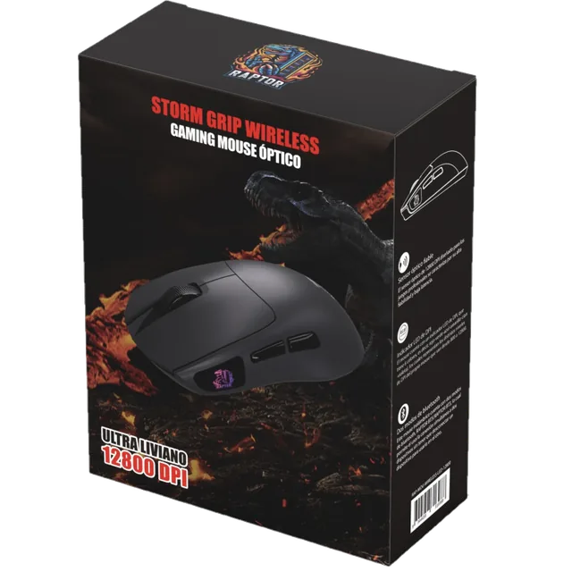 Mouse Gamer Raptor Storm Grip Wireless