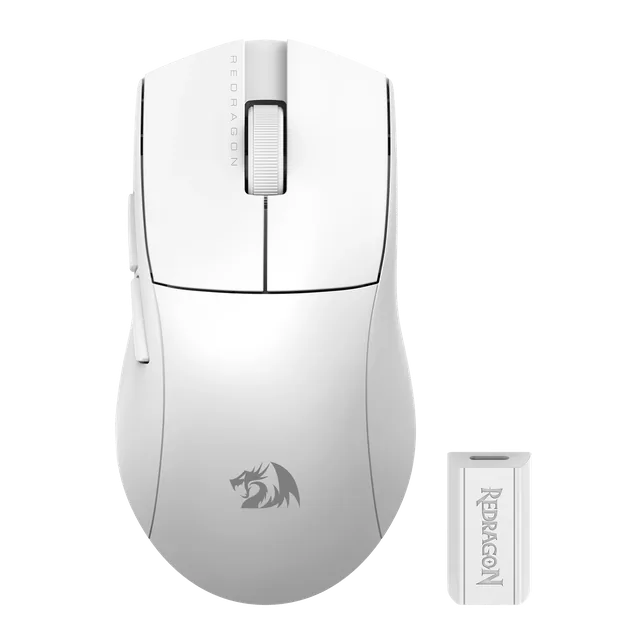 Mouse Gamer Redragon King Pro M916 4K Wireless Blanco